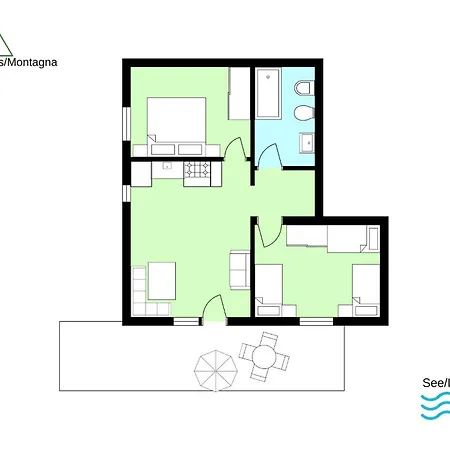 Sole 3 Garten Mit Pool Eg Apartman